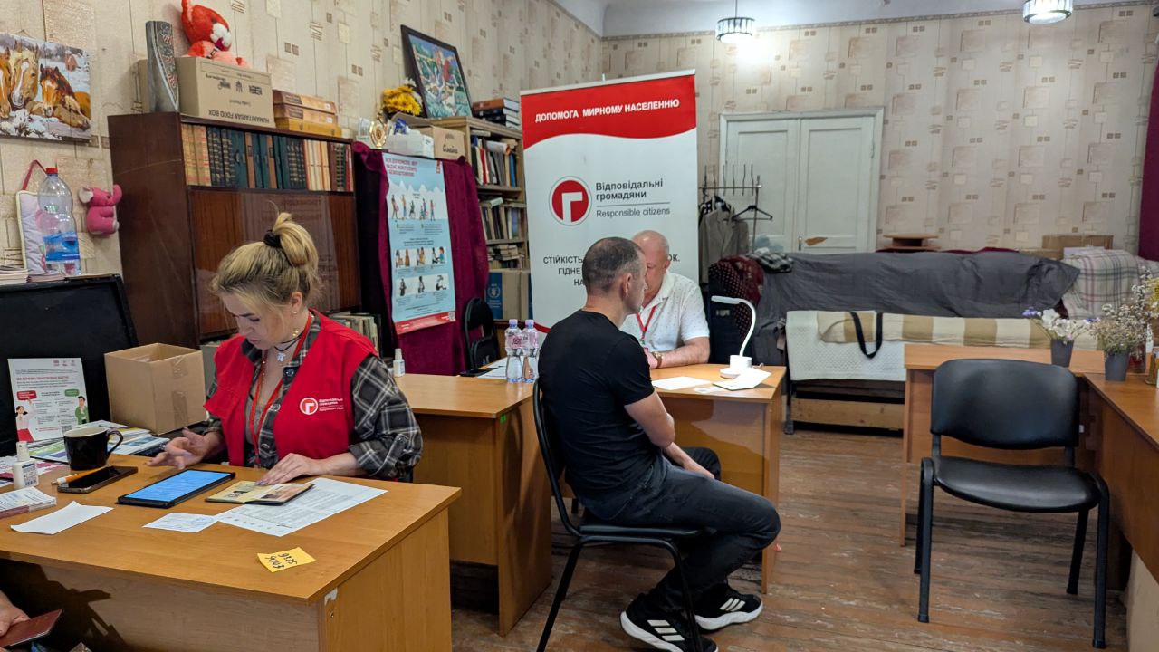We have completed another stage of the project to provide multi-purpose cash assistance to those affected by the war