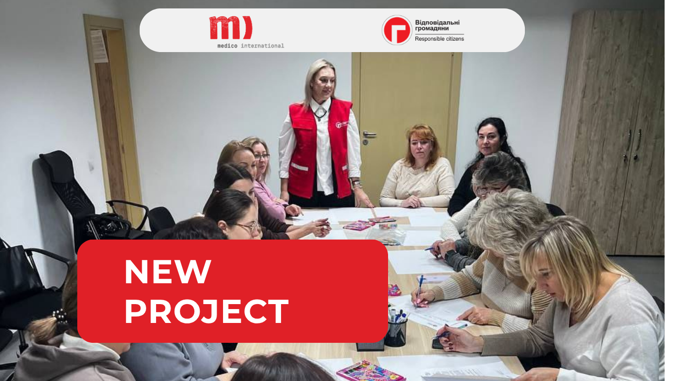 Responsible Citizens NGO Launches a New Project in Partnership with Medico International